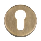 Eclipse 34916 Matt Antique Brass SS (52mm x 8mm) Euro Profile Escutcheon