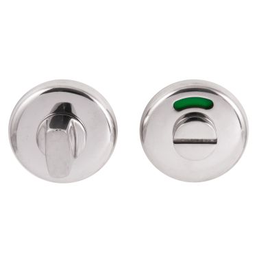 Click Here To Enlarge This Photo Of Eclipse 34423 Polished Stainless Steel (52mm x 8mm) Thumbturn & Release with Indicator