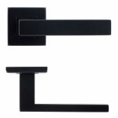 Eclipse 34767 Matt Black Square Lever on Square Rose