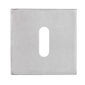 Eclipse 34577 Satin Stainless Steel Square Standard Keyway Escutcheon