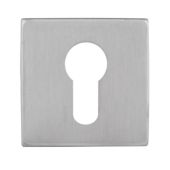 Eclipse 34578 Satin Stainless Steel Square Euro Profile Escutcheon