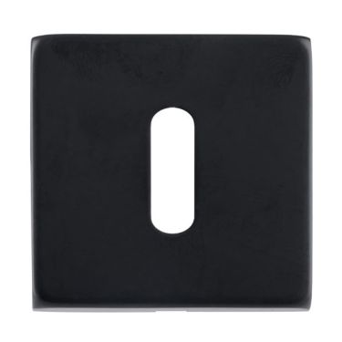 Click Here To Enlarge This Photo Of Eclipse 34913 Matt Black Square Standard Keyway Escutcheon