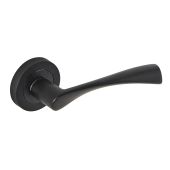 Eclipse 62111 Matt Black 'Monza' Lever on Round Rose Set (Freestyle Range)