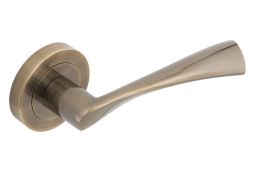 Eclipse 62113 Antique Bronze 'Monza' Lever on Round Rose Set (Freestyle Range)