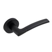 Eclipse 62114 Matt Black 'Tifosi' Lever on Round Rose Set (Freestyle Range)