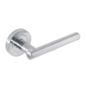 Eclipse 62156 Satin Chrome 'Corvette' T Bar Lever on Round Rose Set (Freestyle Range)
