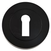 Eclipse 62261 Matt Black Standard Keyway Escutcheon on Round Rose (Freestyle Range)