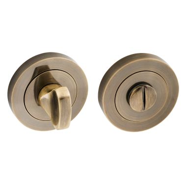 Click Here To Enlarge This Photo Of Eclipse 62791 Antique Bronze Thumbturn & Release on Round Rose (Freestyle Range)