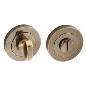 Eclipse 62791 Antique Bronze Thumbturn & Release on Round Rose (Freestyle Range)