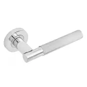 Eclipse 63240 Polished Chrome 'Linear' Lever on Round Rose Set (Insignia Range)