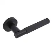 Eclipse 63241 Matt Black 'Linear' Lever on Round Rose Set (Insignia Range)