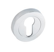 Eclipse 31163 Polished Chrome Euro Profile Escutcheon on Round Rose (Insignia Range)