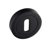 Eclipse 63562 Matt Black Standard Keyway Escutcheon on Round Rose (Insignia Range)