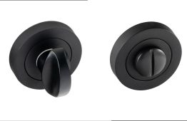 Eclipse 63592 Matt Black Thumbturn & Release on Round Rose (Insignia Range)