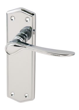 Click Here To Enlarge This Photo Of Eclipse 63003 Polished Chrome 'Steller' Lever Latch Set