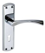 Eclipse 31721 Polished Chrome 'Monza' Lever Lock Set