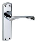 Eclipse 31722 Polished Chrome 'Monza' Lever Latch Set