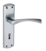 Eclipse 37721 Satin Chrome 'Monza' Lever Lock Set