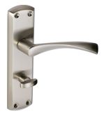 Eclipse 63727 Satin Nickel 'Monza' Lever Bathroom Set