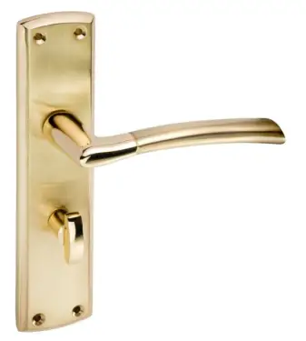 Click Here To Enlarge This Photo Of Eclipse 63151 Polished/Satin Brass 'Tifosi' Lever Bathroom Set