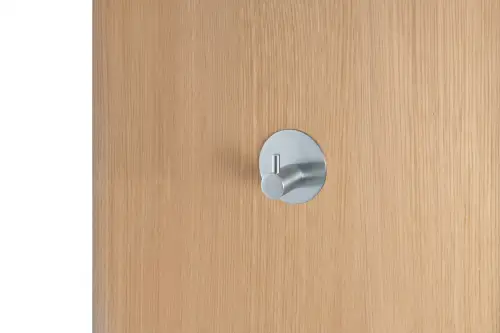Click Here To Enlarge This Photo Of Eclipse 34737 Satin Stainless Steel Self Adhesive Single Coat Hook