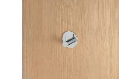 Click Here To Enlarge This Photo Of Eclipse 34747 Polished Stainless Steel Self Adhesive Single Coat Hook