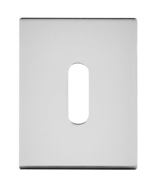 Click Here To Enlarge This Photo Of Eclipse 34763 Polished Stainless Steel 45x60x2mm Self Adhesive Key Hole Escutcheon