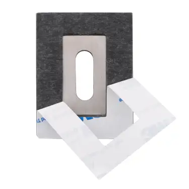 Click Here To Enlarge This Photo Of Eclipse 34763 Polished Stainless Steel 45x60x2mm Self Adhesive Key Hole Escutcheon