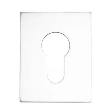 Click Here To Enlarge This Photo Of Eclipse 34764 Polished Stainless Steel 45x60x2mm Self Adhesive Euro Profile Escutcheon