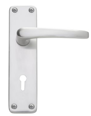 Click Here To Enlarge This Photo Of Eclipse 32404 Satin Anodised Aluminium Excell Avon Lever Lock Set