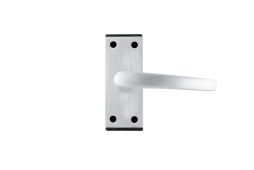 Eclipse 32009 Satin Anodised Aluminium Alderney Black End Lever Latch Set