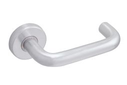 Eclipse 39905 Satin Anodised Aluminium 19mm Eurotek Lever On Rose Set (metal inner)