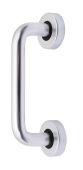 Eclipse 32441 Satin Anodised Aluminium 152x19mm Concealed Fix D Shape Pull Handle On Rose