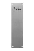 Eclipse 32516 Satin Anodised Aluminium 305x76mm Finger Plate "Pull"