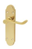 Eclipse 25311 Chromaxe Polished Brass Lever Latch Set