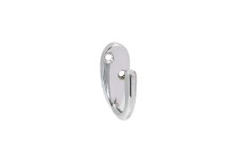 Eclipse 31849 Polished Chrome 50mm Victorian Single Robe Hook