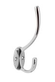 Eclipse 31831 Polished Chrome 127mm Victorian Pattern Hat & Coat Hook