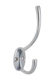 Eclipse 37831 Satin Chrome 127mm Victorian Pattern Hat & Coat Hook