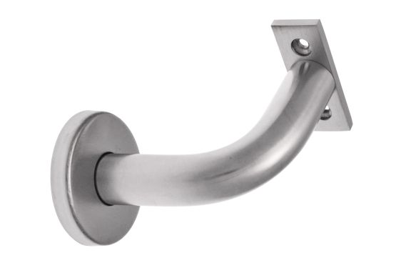 Click Here To Enlarge This Photo Of Eclipse 34446 Satin Stainless Steel 76mm Handrail Bracket