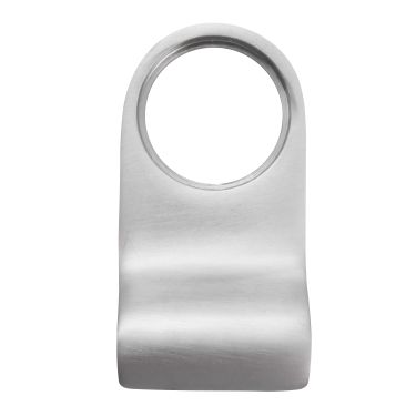 Click Here To Enlarge This Photo Of Eclipse 37816 Satin Chrome Victorian Pattern Rim Cylinder Door Pull