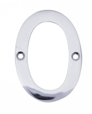 Click Here To Enlarge This Photo Of Eclipse 31845 Polished Chrome 76mm Victorian Pattern Face Fix Numeral 0
