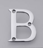 Eclipse 31847 Polished Chrome 63mm Victorian Pattern Face Fix Letter B