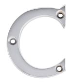 Eclipse 31848 Polished Chrome 63mm Victorian Pattern Face Fix Letter C