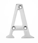 Eclipse 37846 Satin Chrome 63mm Victorian Pattern Face Fix Letter A