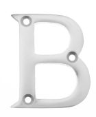 Eclipse 37847 Satin Chrome 63mm Victorian Pattern Face Fix Letter B