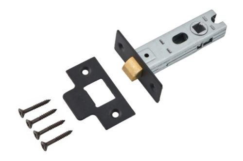 Click Here To Enlarge This Photo Of Eclipse 70268 63mm Bolt Through Tubular Mortice Latch - Matt Black