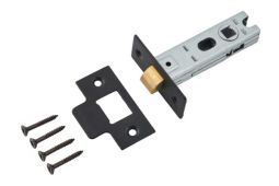 Eclipse 70268 63mm Bolt Through Tubular Mortice Latch - Matt Black