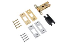 Eclipse 70283 63mm Heavy Duty Tubular Mortice Deadbolt - Polished Brass/Satin Chrome