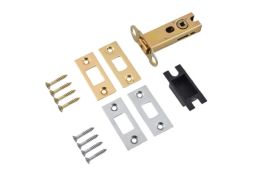 Eclipse 70284 76mm Heavy Duty Tubular Mortice Deadbolt - Polished Brass/Satin Chrome
