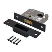 Eclipse 71522 63mm CE Fire Rated Euro Profile Deadlock - Matt Black